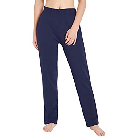 Amazon.com: Hanes Women’s EcoSmart Sweatpant – Regular and Petite Lengths, Hanes Navy Heather, Medium: Clothing休闲裤