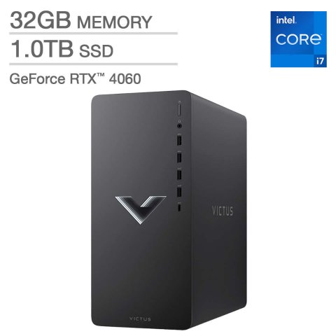Victus 台式机 (i7-13700F, 4060, 32GB, 1TB)
