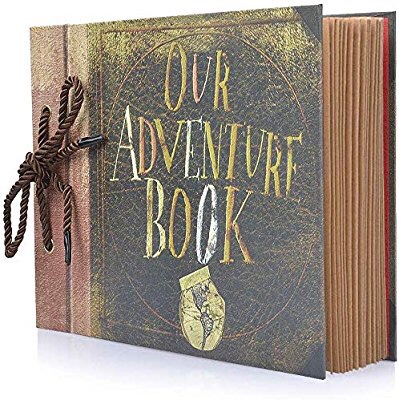 Amazon.com: Photo Album Scrapbook, Our Adventure Book, DIY Handmade Album Scrapbook Movie Up Travel Scrapbook for Anniversary, Wedding, Travelling, Baby Shower, etc (Travel Scrapbook)DIY照片书