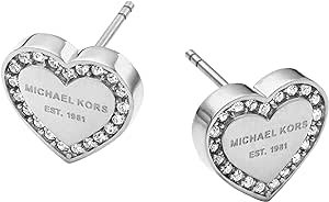 Silver-Tone Stud Earrings for Women