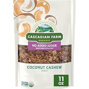 Cascadian Farm 椰子腰果格兰诺拉麦片11oz