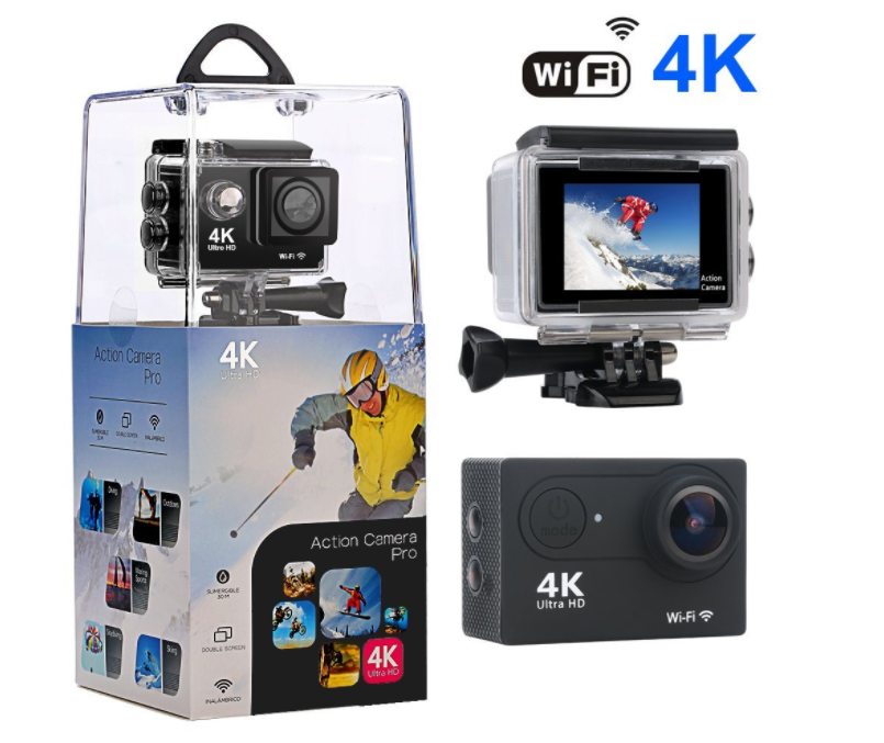 Action Camera Bekhic 4K WiFi Ultra HD 防水运动相机