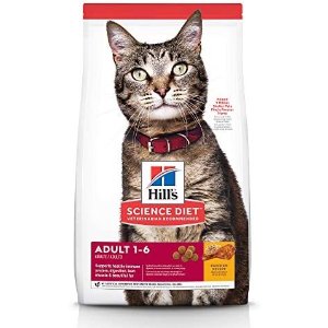 Hill's Science Diet Dry Cat Food, Adult, Chicken Recipe16lb