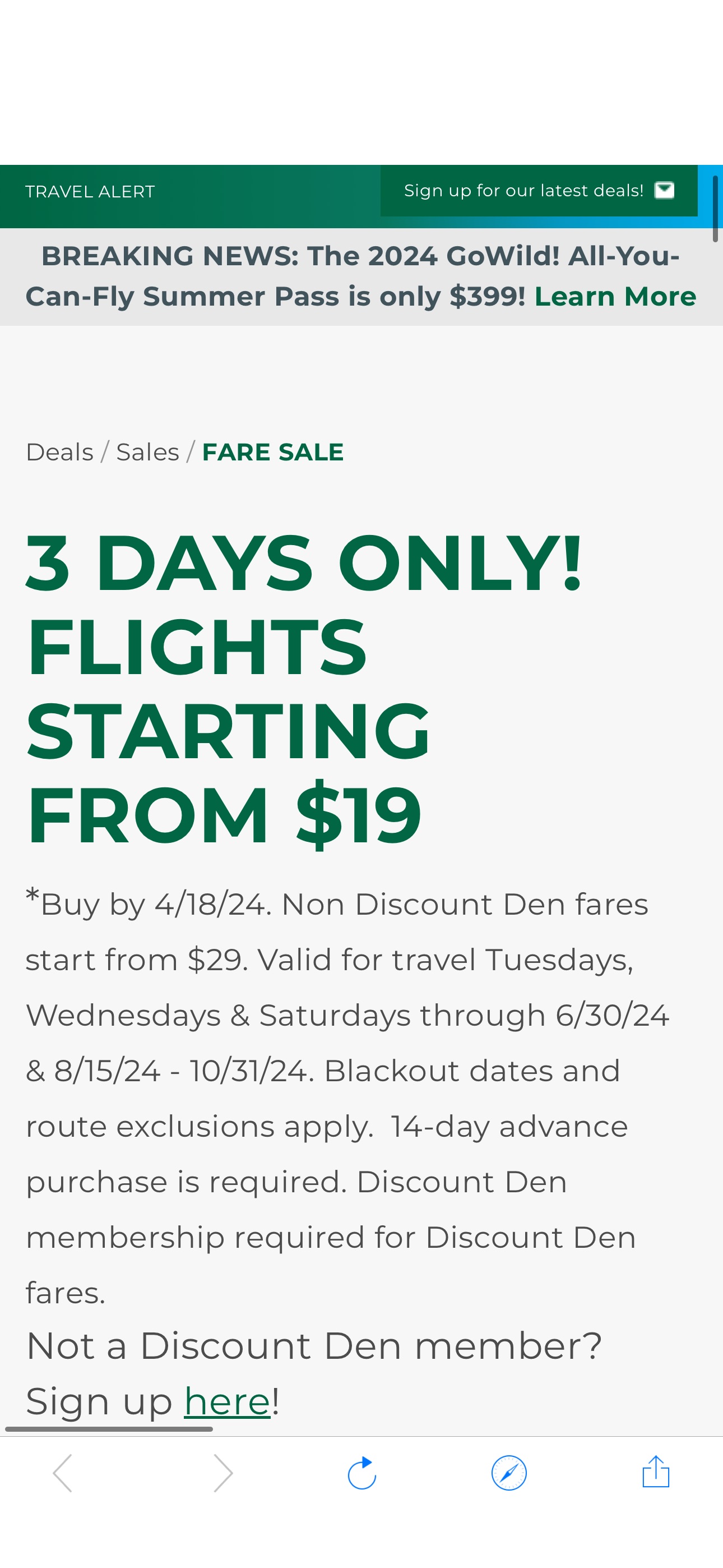 Fly from $19 | Frontier Airlines