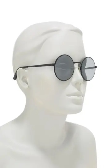 Saint Laurent 太阳眼镜| 52mm Round Sunglasses | Nordstrom Rack