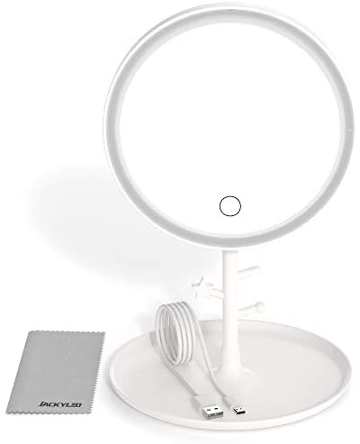 Amazon.com - JACKYLED Rechargeable Makeup Mirror with 3 Color Lighting Modes 7" Detachable LED Vanity Mirror led化妆镜