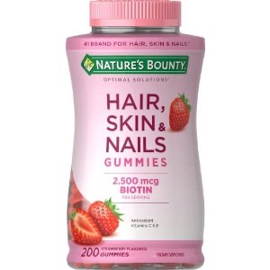 $11.22 Amazon: Nature s Bounty Vitamin Biotin Optimal Solutions Hair, Skin and Nails Gummies, 200 粒。
现价$11.22(原价$19.99),需点击 Clip $4.31 Off Coupon 激活$4.31优惠劵。