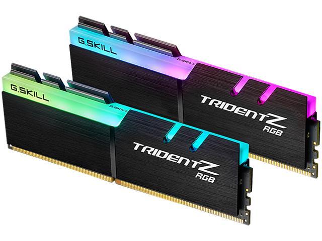 幻光戟G.SKILL Trident Z RGB &#40;For AMD&#41; 16GB &#40;2 x 8GB&#41; 288-Pin DDR4 SDRAM DDR4 3600 &#40;PC4 28800&#41; Desktop Memory Model F4-3600C18D-16GTZRX - Newegg.com