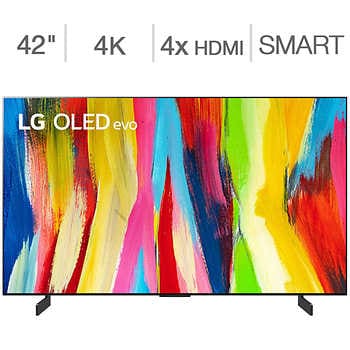 LG 42" Class - OLED C2 Series - 4K UHD OLED TV - Allstate 3-Year Protection Plan Bundle Included for 5 years of total coverage* | Costco