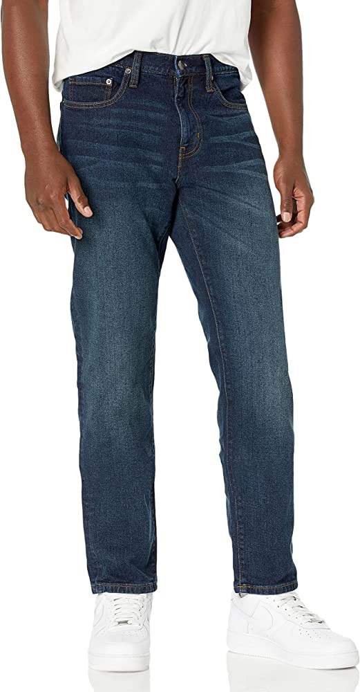 Amazon.com: Amazon Essentials Men's Straight-Fit Stretch Jean