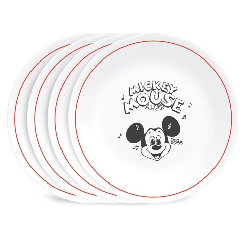 迪士尼纪念系列 米奇印花餐盘 4件装