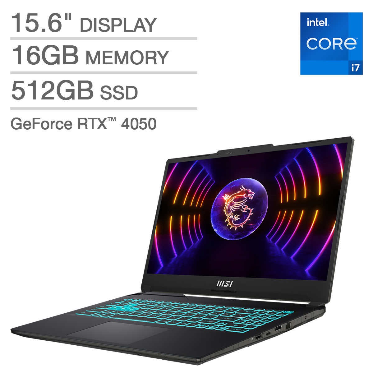 MSI Cyborg Gaming Laptop - 13th Gen Intel Core i7-13620H - GeForce RTX 4050 - 144HZ 1080p  | Costco