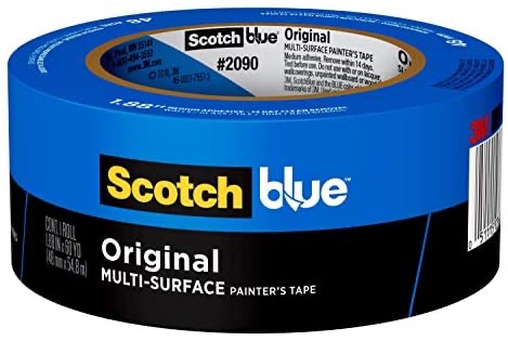 ScotchBlue Original Multi-Surface Painter’s Tape, 1.88 Inches x 60 Yards, 2090, 1 Roll - Painters Masking Tape - Amazon.com Scotch Painter's Tape 涂漆粉刷多功能胶带