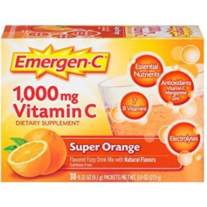 $9.47 Emergen-C 维生素C保健冲剂一盒30包热卖