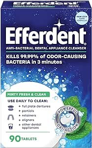 Efferdent Retainer Cleaning Tablets 90 Tablets