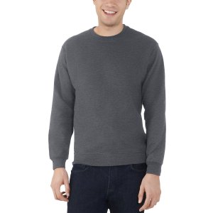 Fruit of the Loom Men's and Big Men's Eversoft Fleece Crew Sweatshirt, up to Size 4XL