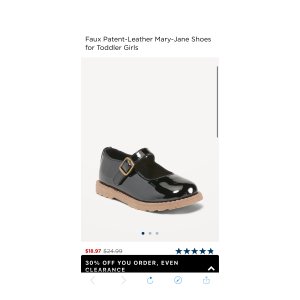 $13.27 Faux Patent-Leather Mary-Jane Shoes for Toddler Girls | Old Navy