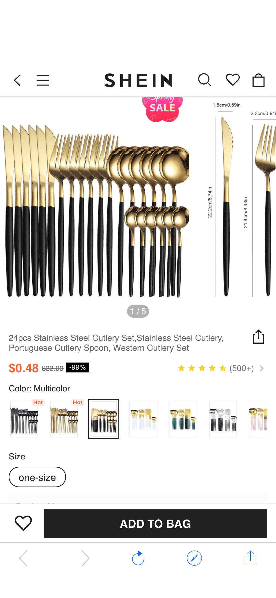 24pcs Stainless Steel Cutlery Set,Stainless Steel Cutlery, Portuguese Cutlery Spoon, Western Cutlery Set | SHEIN USA