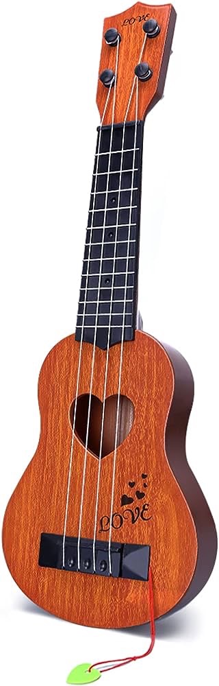 Amazon.com: YEZI Kids Toy Classical Ukulele Guitar Musical Instrument, Brown : Toys & Games