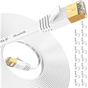 Folishine Cat7 10Gbps Ethernet Cable 30Ft