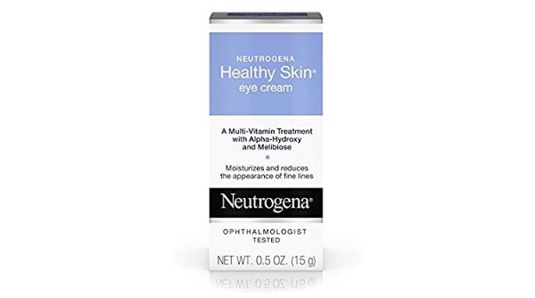 Neutrogena Healthy Skin Eye Firming Cream with Alpha-Hydroxy Acid, Vitamin A & Vitamin B5, Hypoallergenic Eye Cream to Reduce Fine Lines & Wrinkles, Fragrance-Free, 0.5 oz @ Amazon