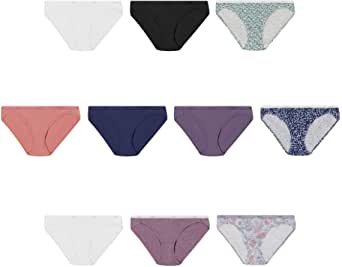 Hanes Women's Cotton Bikini Underwear