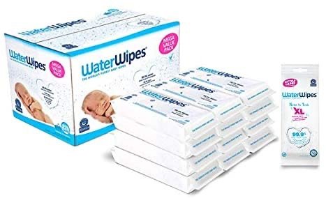 Unscented Baby Wipes, Sensitive and Newborn Skin, 12 Packs (720 Wipes) andUnscented Nose to Toes XL Bathing Wipes, 1 Pack (16 Wipes)