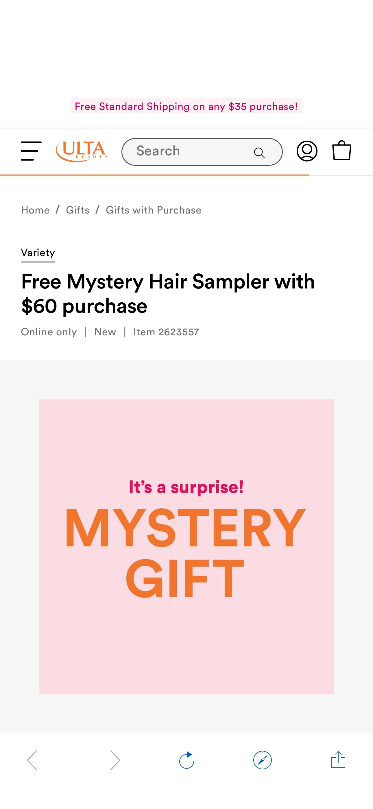 Free Mystery Hair Sampler with $60 purchase - Variety | Ulta Beauty