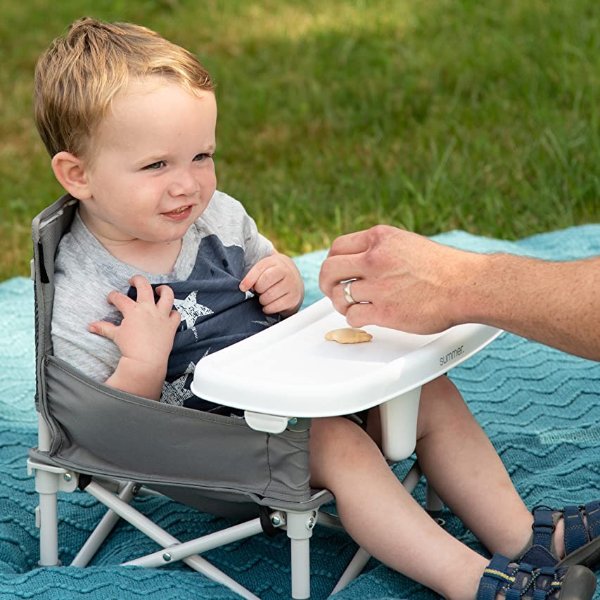 便携式 OmniBoost 宝宝折叠餐椅，高分好评