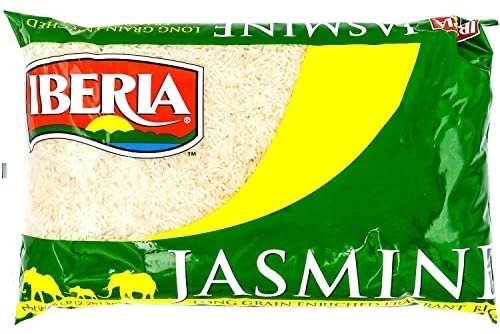 Iberia Jasmine Rice, 5 lbs Long Grain Naturally Fragrant Enriched Jasmine Rice, White