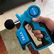 Amazon.com: Vybe Percussion Massage Gun - Handheld, Brushless, Cordless, Electric -Deep Tissue Therapy, 筋膜枪