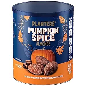 Amazon.com : PLANTERS Fall Edition Pumpkin Spice Almonds, 15.25 oz Canister : Everything Else