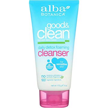 Alba Botanica Good and Clean Daily Detox Foaming Cleanser, 高泡洗面奶