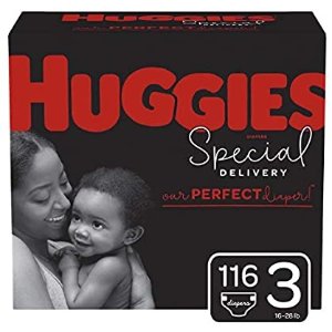 $28.62 Amazon.com: Huggies Special Delivery Hypoallergenic Baby Diapers, Size 3, 116 Ct, One Month Supply: Health & Personal Care好奇纸尿裤3号