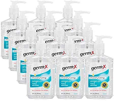 Germ X 可以按的免洗洗手液12瓶