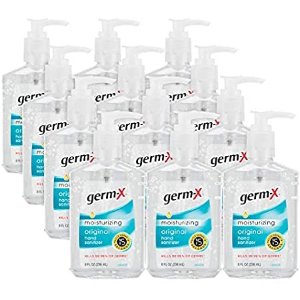 $26.88 Germ X 可以按的免洗洗手液12瓶