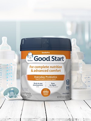 Gerber Good Start Gentle (HMO) Non-GMO Powder 婴儿配方奶粉，Stage 1, 20 Ounce (Pack of 6)