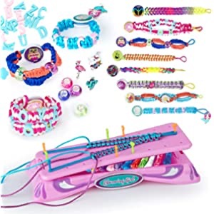 GILI Friendship Bracelet Making Kit for Girls, DIY Craft Kits Toys for 8-10 Years Old Jewelry Maker Kids. Favored Birthday Christmas Gifts for Ages 6- 12yr. 儿童自制手绳