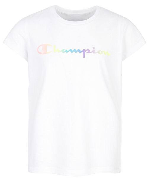 Champion Big Girls Ombré Logo 大童T恤（多色）- Macy's
