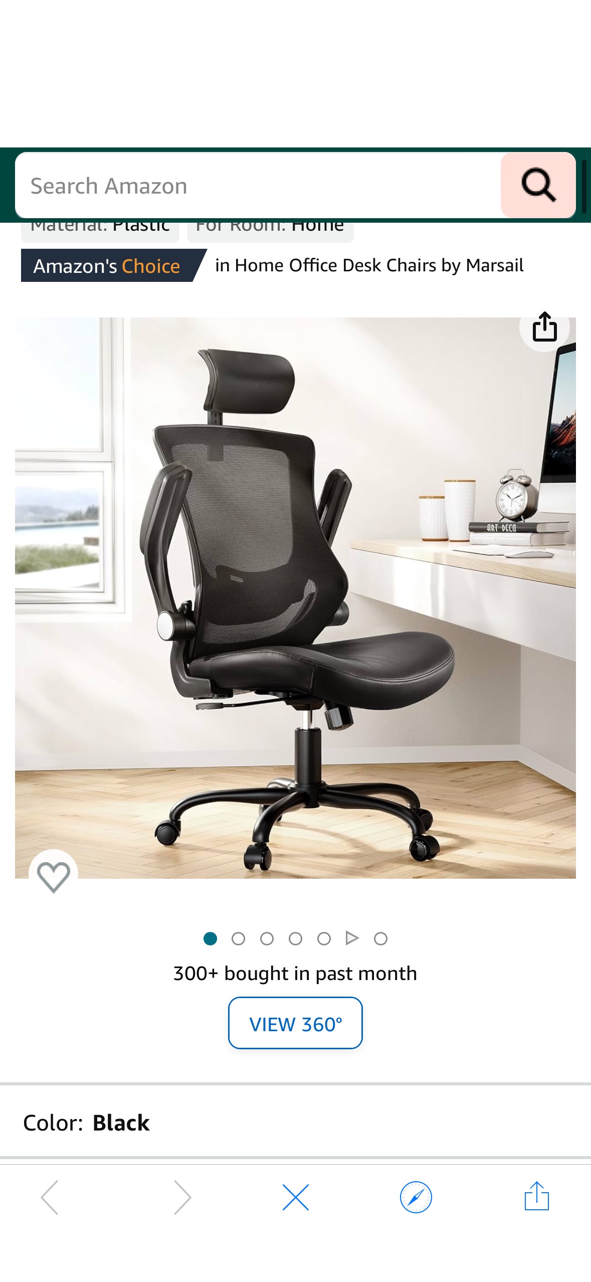 Amazon.com: Marsail Office Chair Ergonomic Desk-Chair: