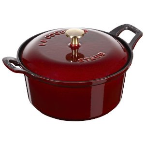 $95.99 Staub石榴红铸铁锅2.75qt