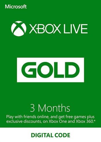 Xbox Live Gold Membership 3 months