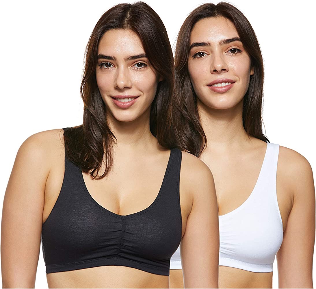 Hanes Women's X-Temp ComfortFlex Fit Pullover Bra MHH570 2-Pack at Amazon Women’s Clothing store: Sports Bras