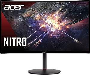 Acer Nitro XZ270 Xbmiipx 27" 1080P 240Hz 1500R Curved Monitor