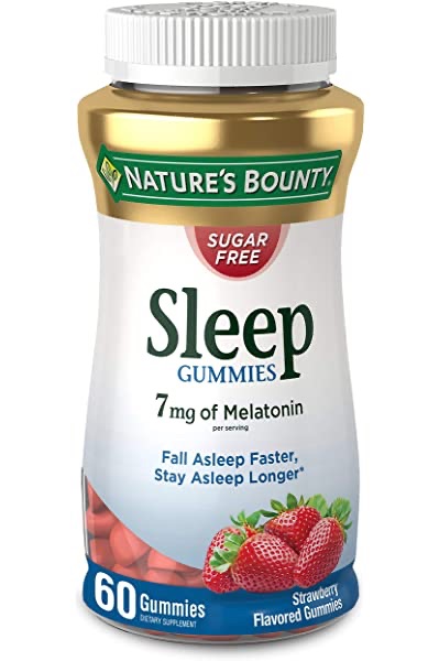 Amazon.com: Melatonin by Nature's Bounty, 100% Drug Free Sleep Aid, Dietary Supplement, Promotes Relaxation and Sleep Health, 3mg自然之宝 褪黑素，近半价