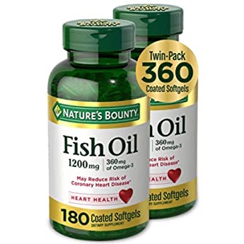 Amazon.com: Fish Oil by Nature's Bounty, Dietary Supplement, Omega 3鱼油