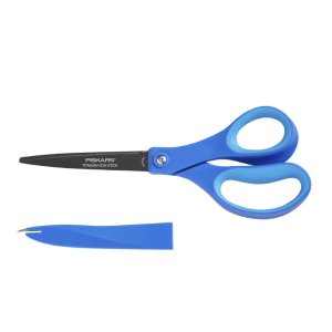 Fiskars 8" Softgrip Teacher Scissors, Blue