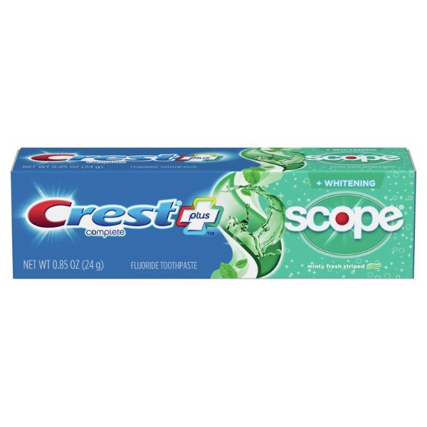 + Scope Complete Whitening Toothpaste, Minty Fresh, .85 oz