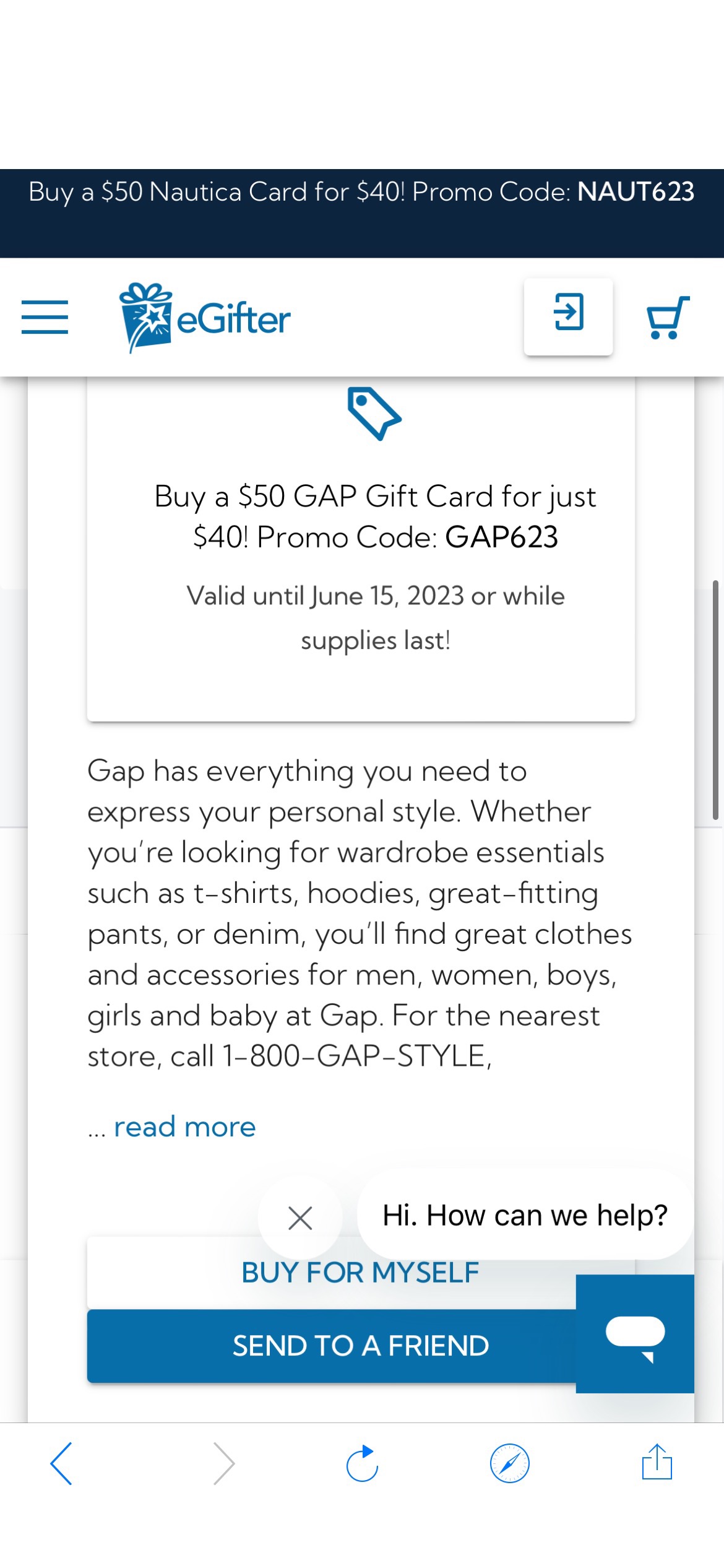 Buy Gift Cards | eGifter