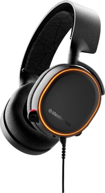 SteelSeries Arctis 5 Wired DTS Headphone Gaming Headset for PC and PlayStation 4 Black 61504 - Best Buy 赛睿游戏耳机